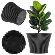 Vaso da fiori KADAX 11 cm, copripianta, vaso da fiori in plastica nera