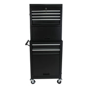 Cassettiera con Ruote e Cassetti Rimovibile per Garage ¨C MINIMAL ¨C Nero