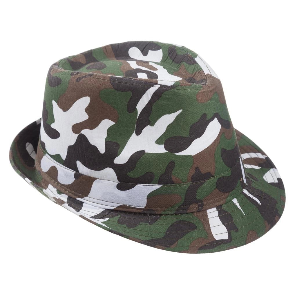 Cappello fedora mimetico 58
