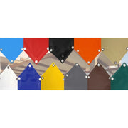 Telo PVC IGNIFUGO Impermeabile Grigio | Telone Occhiellato Ogni 25CM 650g/mq | Copertura Esterna | 8x10m | Resistente Multiuso