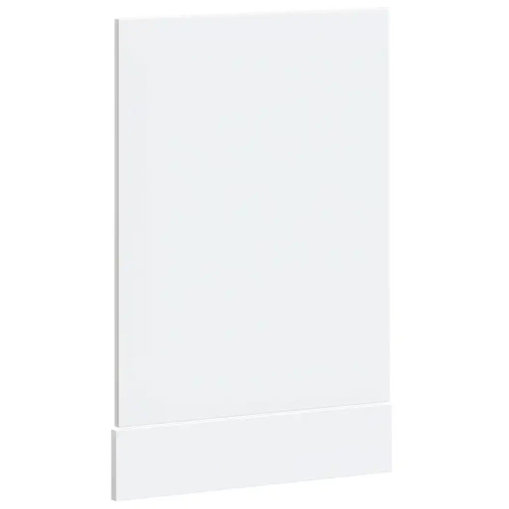 vidaXL Pannello Lavastoviglie Lucca Bianco Lucido in Legno Multistrato