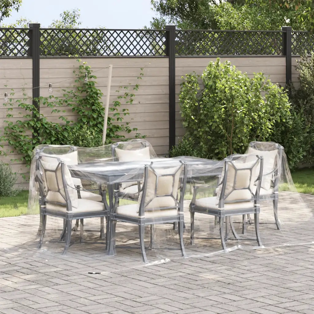 Telone trasparente con occhielli 3x3 m PVC