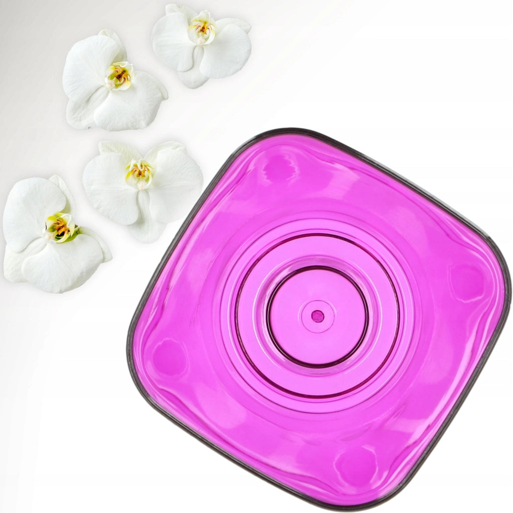 Vaso da fiori KADAX per orchidee, in plastica, viola, 13 cm