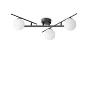Plafoniera Contemporanea Atlas Metallo Nero 3 Luci G9 4W 3000K Ip20