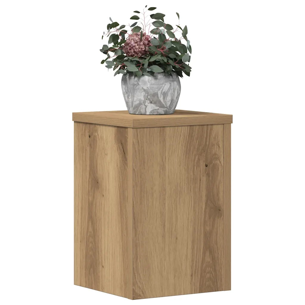 Supporti per Piante 2 pz Rovere 20x20x30 cm in Multistrato 852905