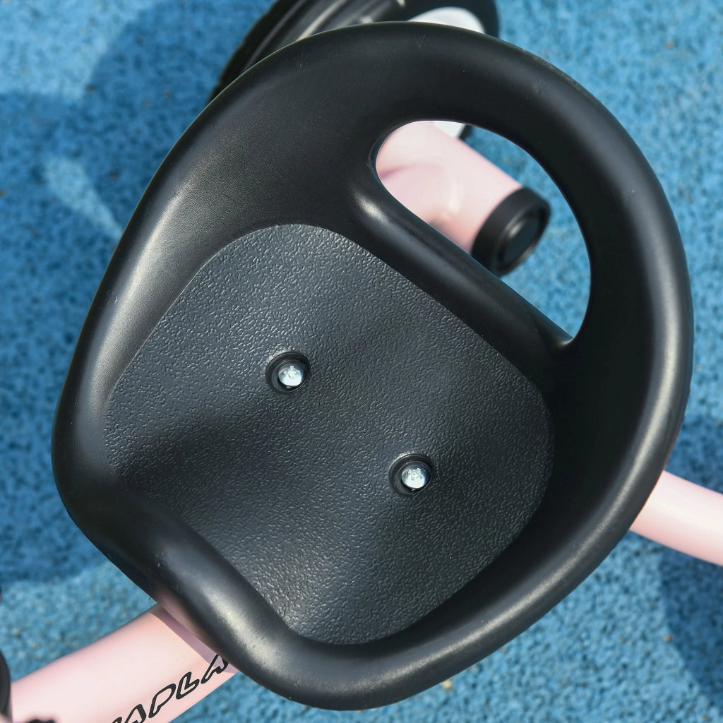 Triciclo Bambini con Sonnette e Panier Selle Regolabile con Dossier ¨C Zephmum ¨C Rosa