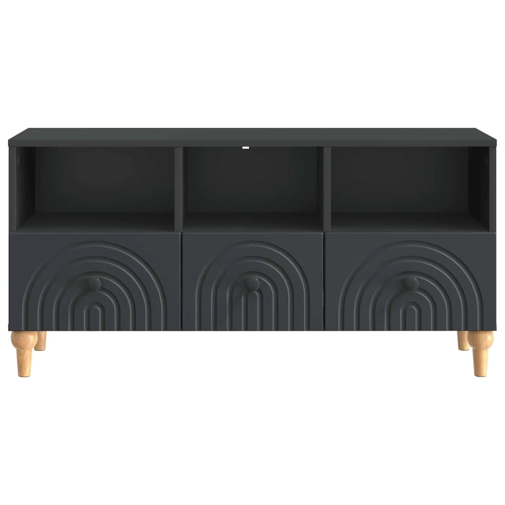 Mobile TV | Armadietto TV | Mobile Porta TV Nero 102 x 34,5 x 50 cm Legno ingegnerizzato