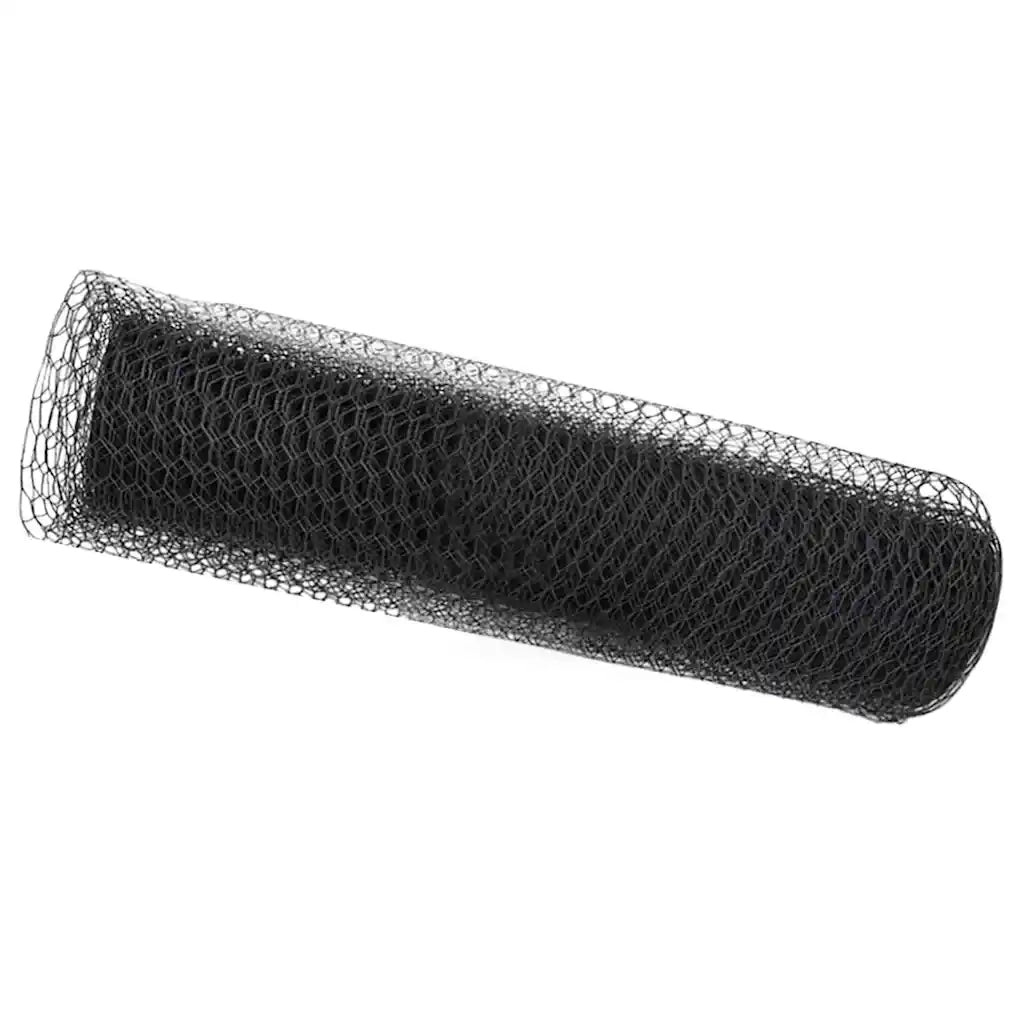 Recinzione Esagonale Grigio 0,5 x 10 m PVC 42005481