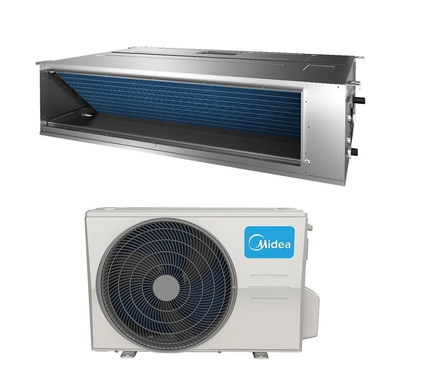 Climatizzatore Condizionatore Canalizzato Canalizzabile Midea Inverter 42000 btu R-32 MTI-42HWFNX completo di tecomando e comando a filo A++ Wi-Fi Optional - NOVITA