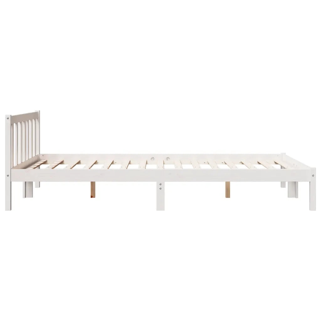 Letto matrimoniale | Letto per adulti | Letto Extra Lungo senza Materasso 160x220 cm in Legno di Pino