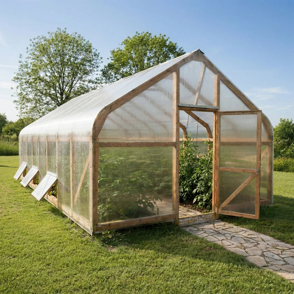 Serra da giardino Classic Wood 4.5 x 6 m (27 m²), 6 mm con rivestimento in policarbonato