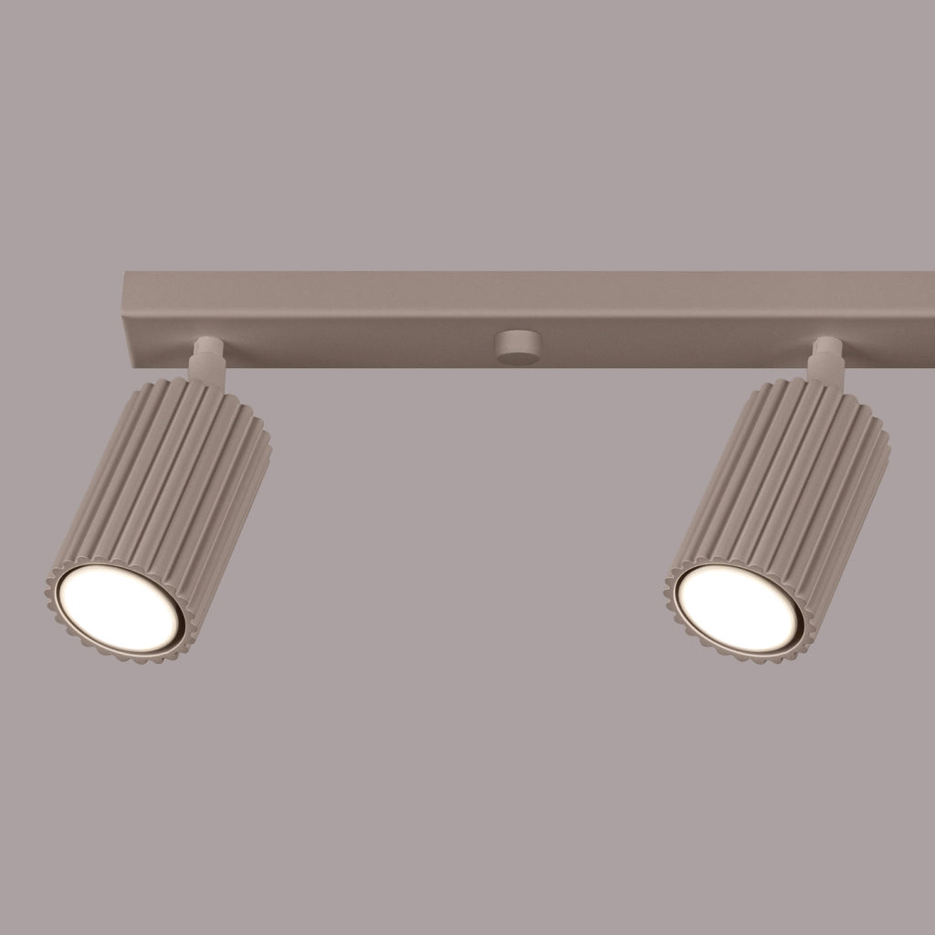Lampada da soffitto KARBON 4L taupe
