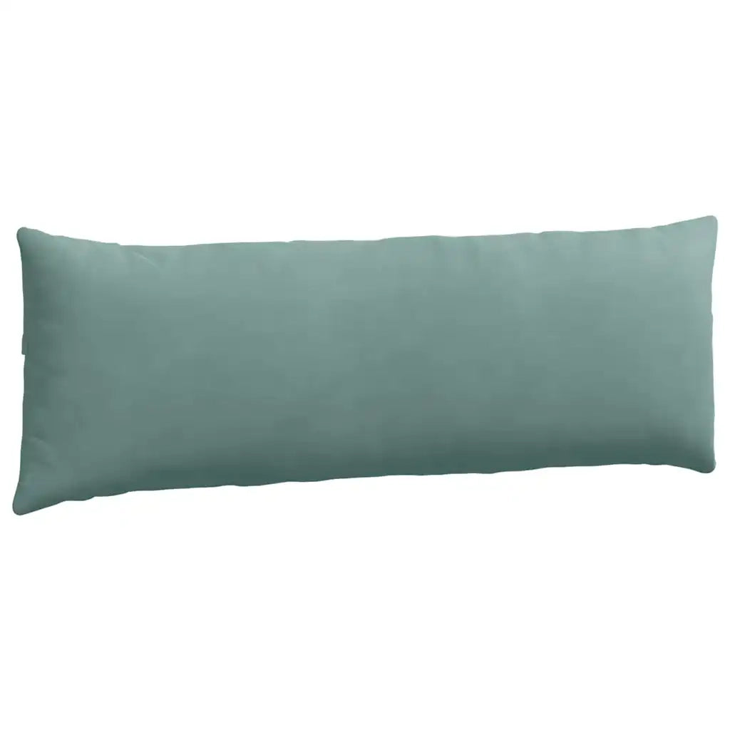 Cuscini da Divano 2 pz-Set di 2 Cuscini per Sofa Verde Mare 120 x 40 cm Tessuto in Cords