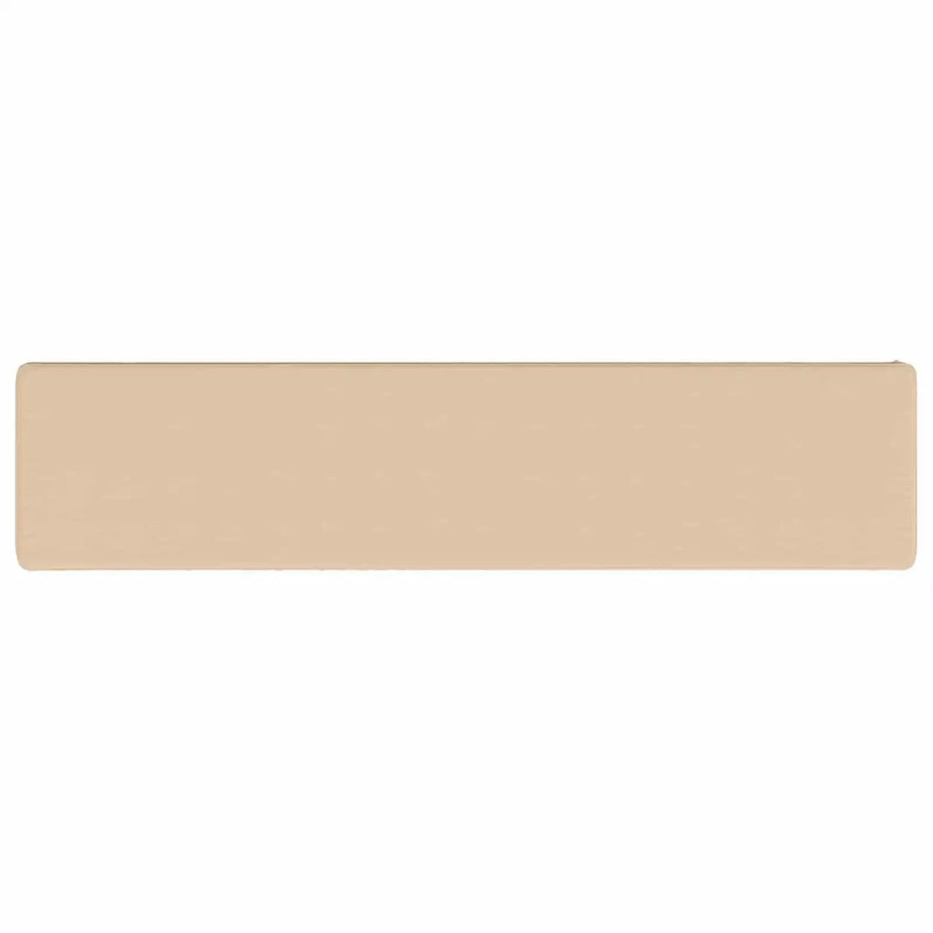 Cuscini per Panchina a 2 Pezzi VUGHT 2 pz 100% Poliestere Crema 951481