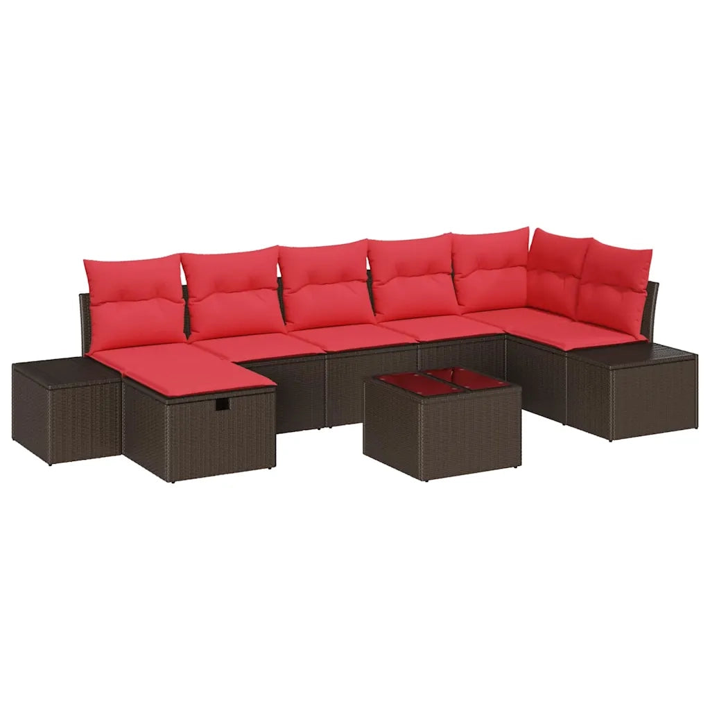 Set di divani 5 pz polyrattan 3360745