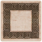 Runner in Moquette | Runner Tappeto MARSA Nero 100 x 100 cm Poliestere e PVC