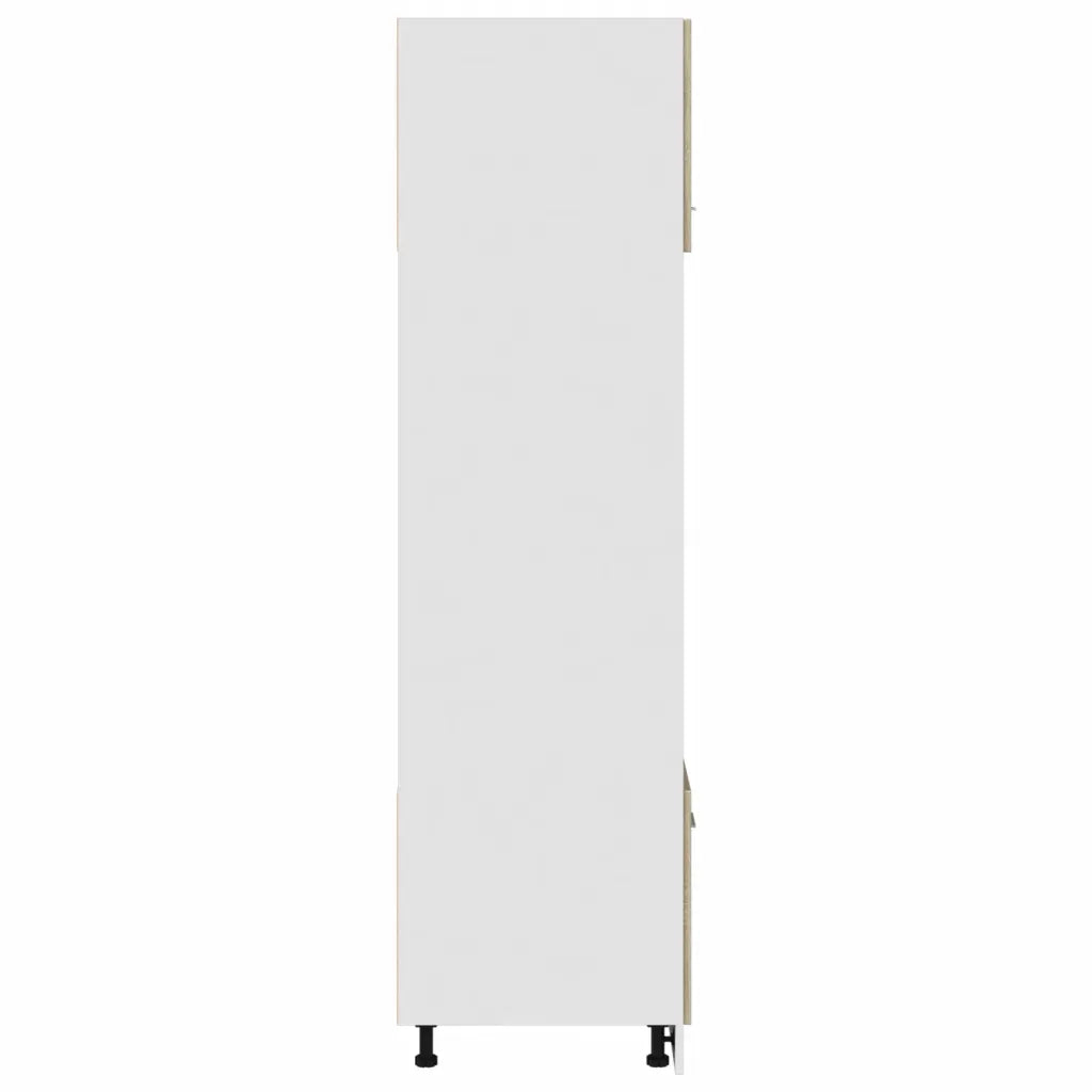 Pensile da cucina | Mobile per Microonde ¡°Lyon¡± Rovere Sonoma 60x57x207 cm