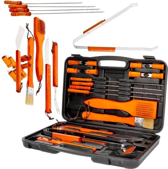 Set di barbecue di alta qualità 18 pezzi