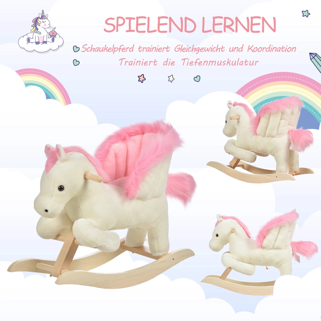 Cavallo a Dondolo con Suono ¨C zephmum ¨C Grigio