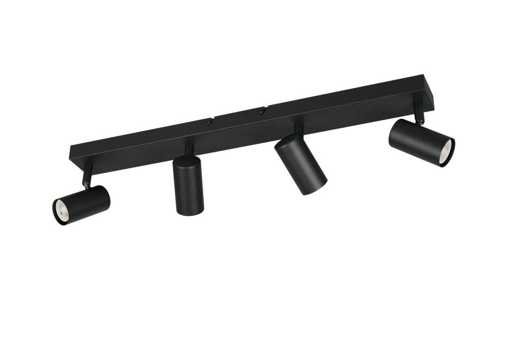 Faretto soffitto TARYN 4xGU10 nero metallo RL