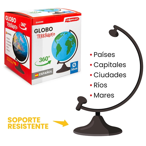 Globo Terrestre ¨C Minimal ¨C Rotante