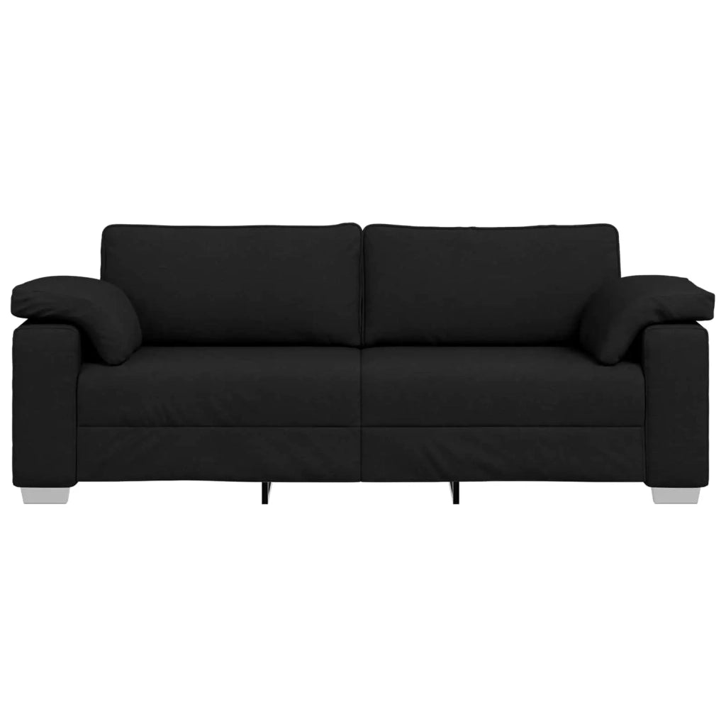 Divano-Sofa-Divanetto Nero 219 x 77 x 82 cm Tessuto