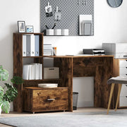 Mobile con Cassetti con ruota Rovere fumé 55 x 45 x 31 cm 869310