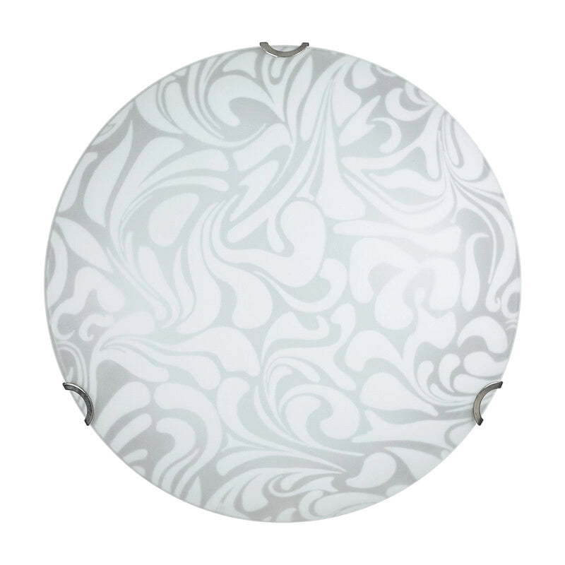 PLAFONIERA DANIEL 40 2XE27 LASTRA BIANCO SABBIATO- 5,0 pz