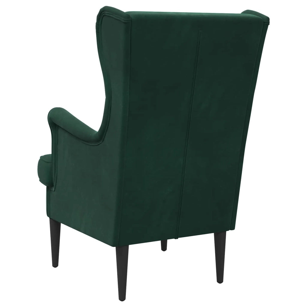 Poltrona Verde Scuro Velluto 42029865
