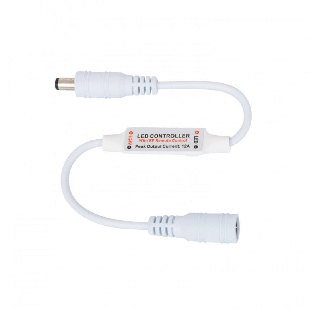 Trade Shop - Dimmer + Telecomando 12/24v Rf Wireless Controller Striscia Led Monocolore Rf-01 -