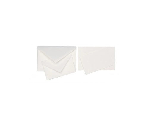 Busta + Foglio per Compleanni Matrimoni Natale e Comunioni Bianco F4 100 Pezzi