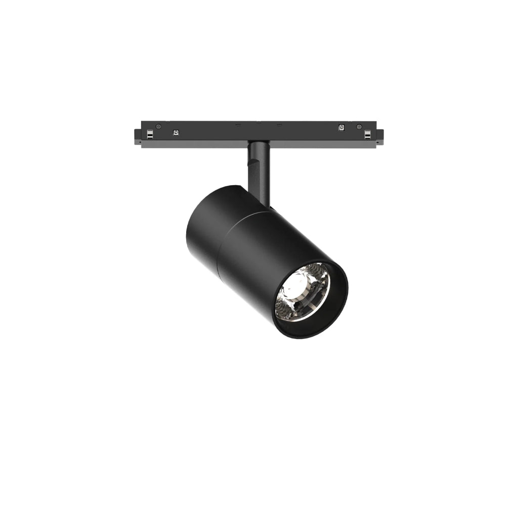 Faretto A Binario Ego Spot Single 1 Luce Led Integrato Nero 19W 3000K Ip20