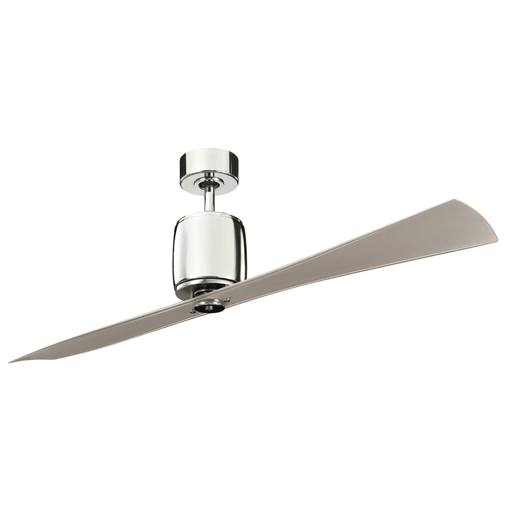 Kichler Ferron ventilatore soffitto 152cm nichel, telecom.