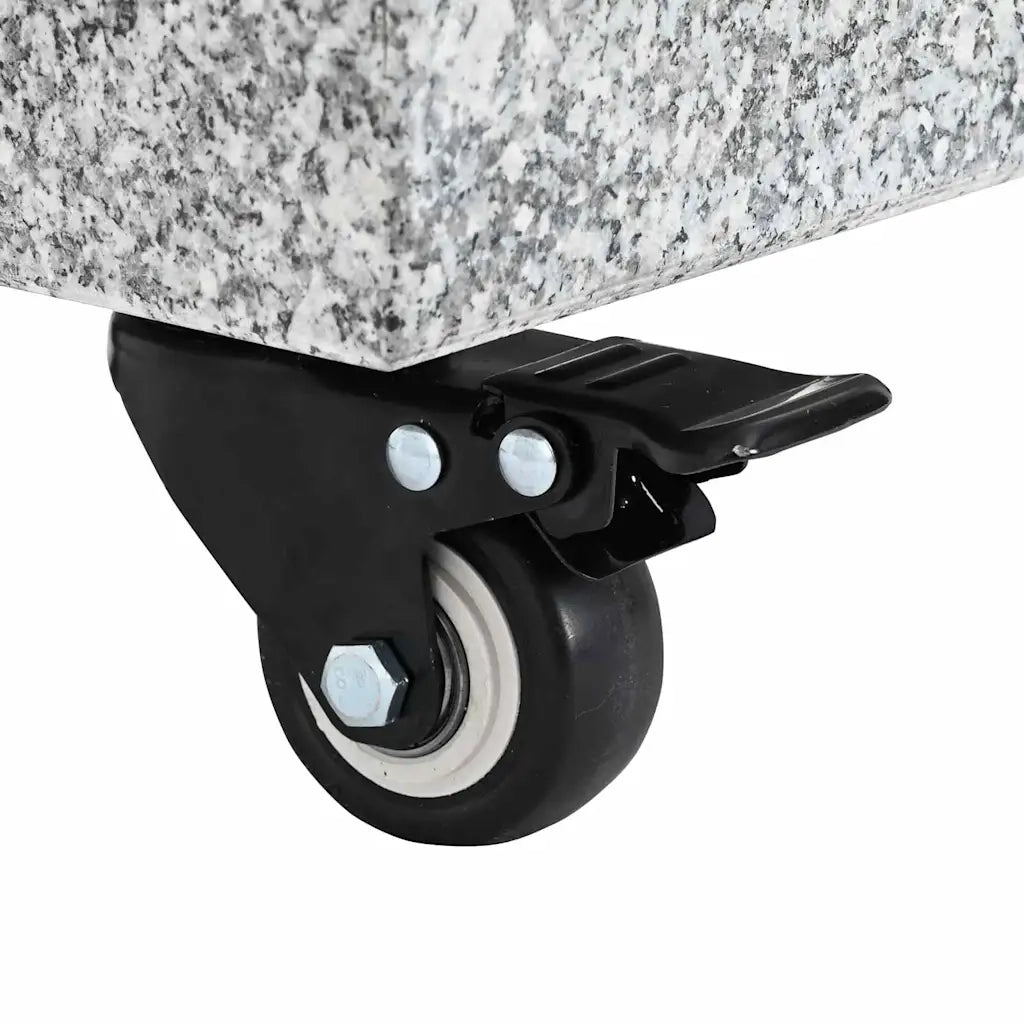 Base per ombrellone-Supporto per ombrellone 30kg Grigio Granito Quadrato