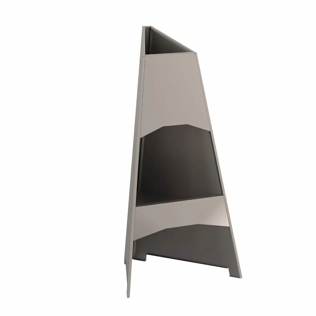 Focolare-Stufa-Camino Marrone 50 x 50 x 95 cm Acciaio