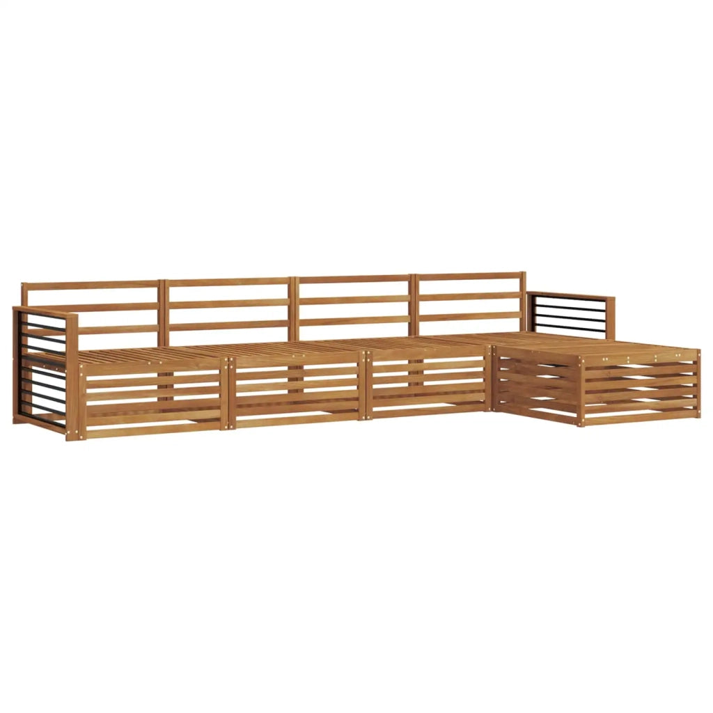 Set di divani da esterno 5 pcs Naturale 3373309