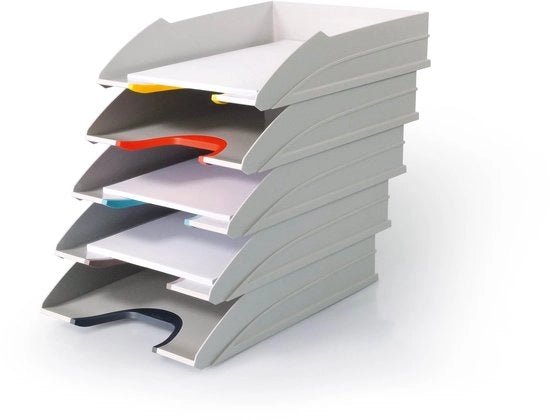 Sistema di archiviazione A4 - 5 cassetti - bianco - sistema di organizzazione - adatto per ufficio e casa - modello 770427