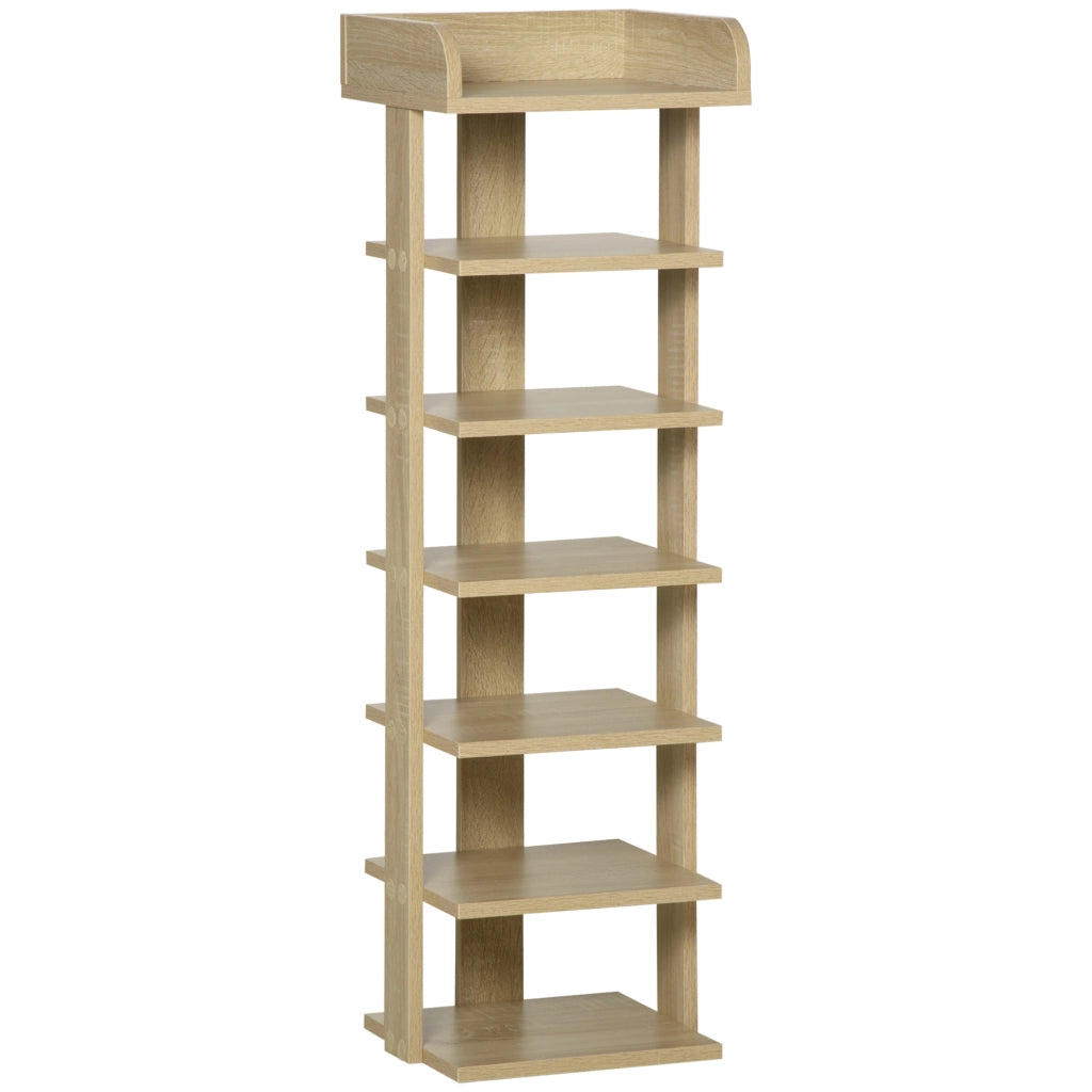 Scarpiera 7 Livelli ¨C Minimal ¨C 32x30x104 cm Roble