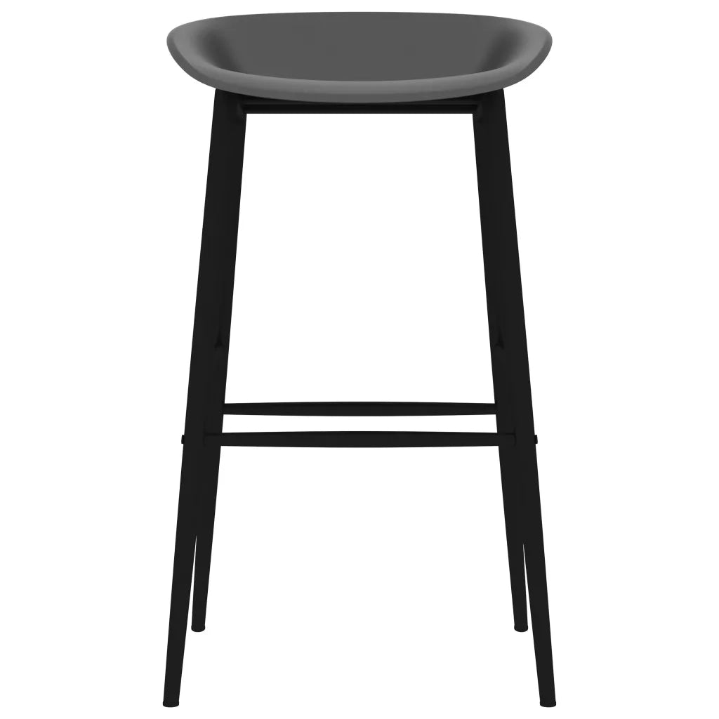Set da Bar 5 pz Nero e Grigio 3057467