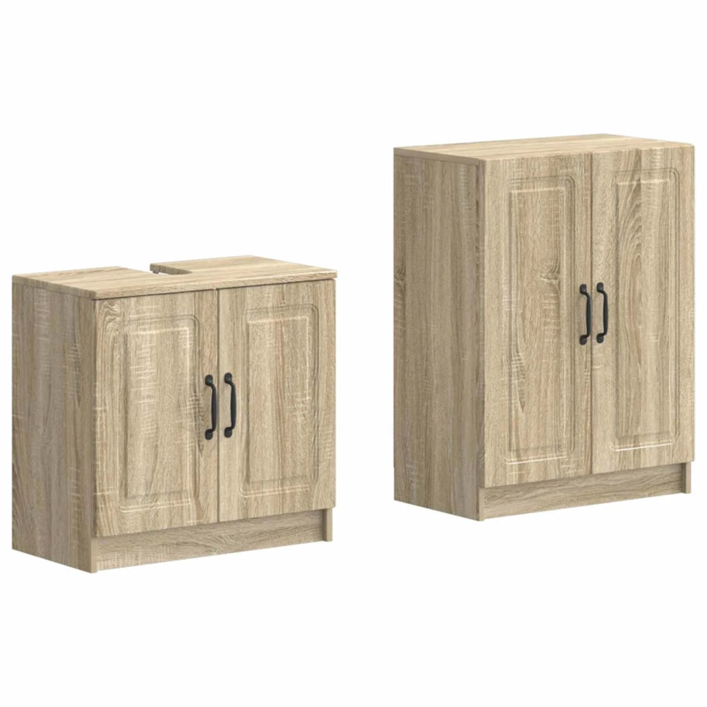 Set di Armadi da Bagno da 2 Pezzi UTRECHT Rovere Sonoma 3417650