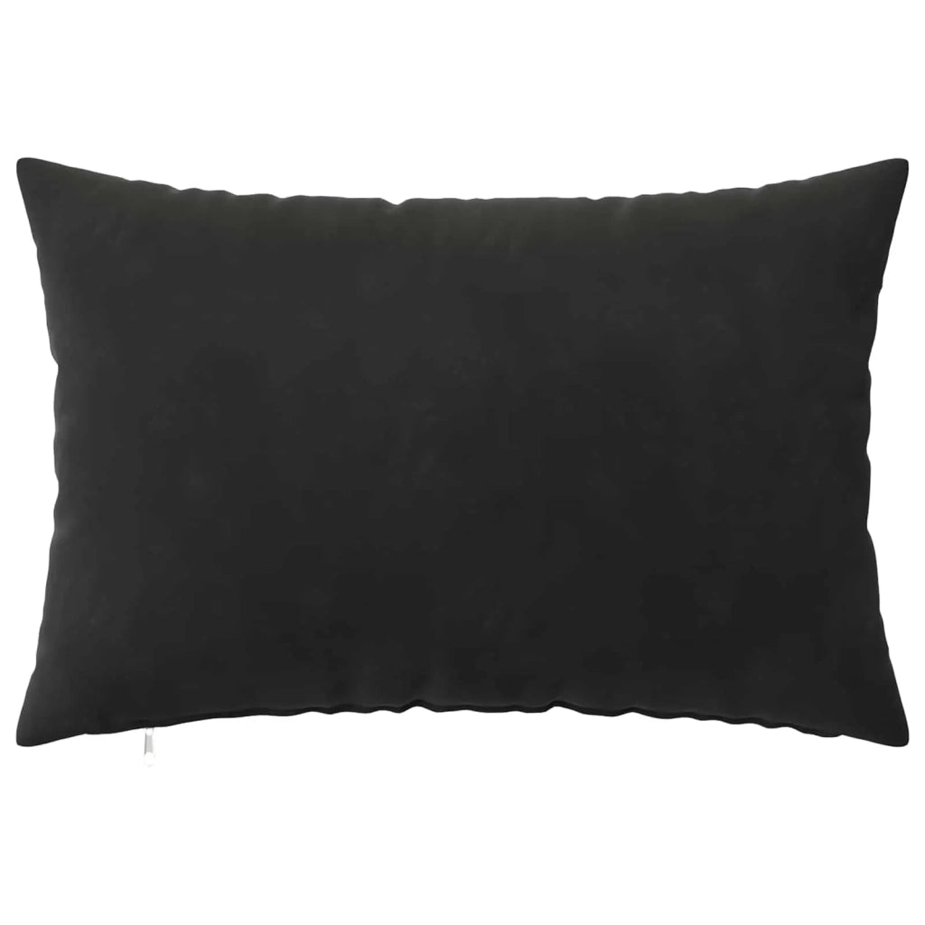 Federa 2 pcs HEERLEN Nero 50 x 80 cm Velluto 911911