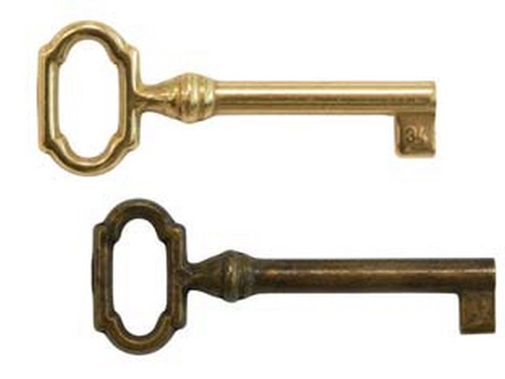 5pz chiavi mobili mod.33727 ottone mm27x69 lunghezza gambo mm42 ottone cod:ferx.fer107815