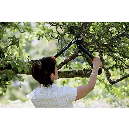 Fiskars L70 PowerGear II Troncarami Bypass a Uncino lama CrMoV PTFE manici FiberComp 46 cm capacita' 38 mm