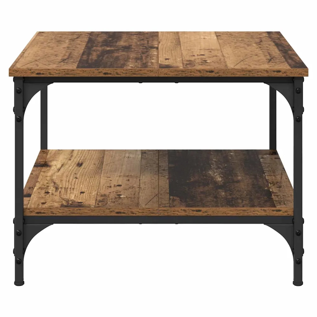 Tavolino da Salotto-Tavolino da soggiorno-Tavolo Legno vecchio 55 x 55 x 40 cm