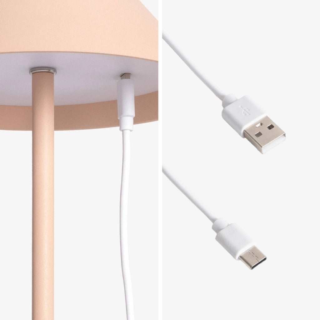 Lampada da tavolo led senza fili, 135cm, beige