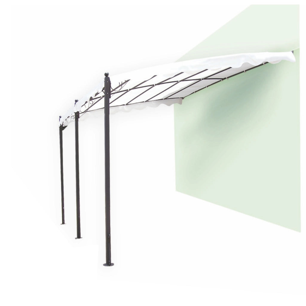 COPERTURA BEIGE 3X4M PER PERGOLA ADDOSSATA