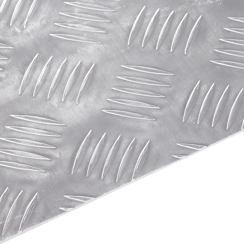 Lastre in Alluminio Antiscivolo a Rombo 2 pezzi 60x50 cm