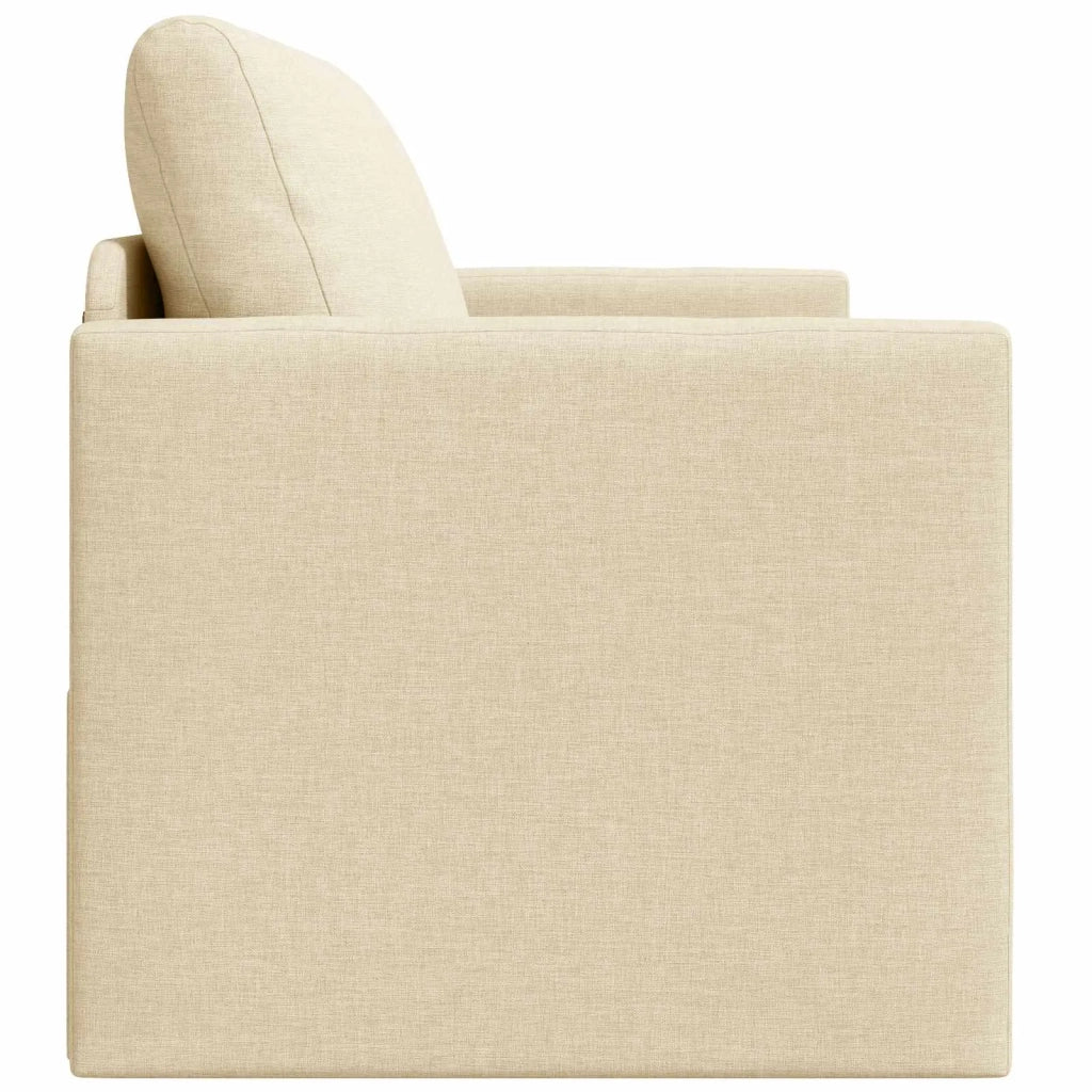 Divano letto | Sof¨¤ letto | Letto singolo 110cm Crema Tessuto