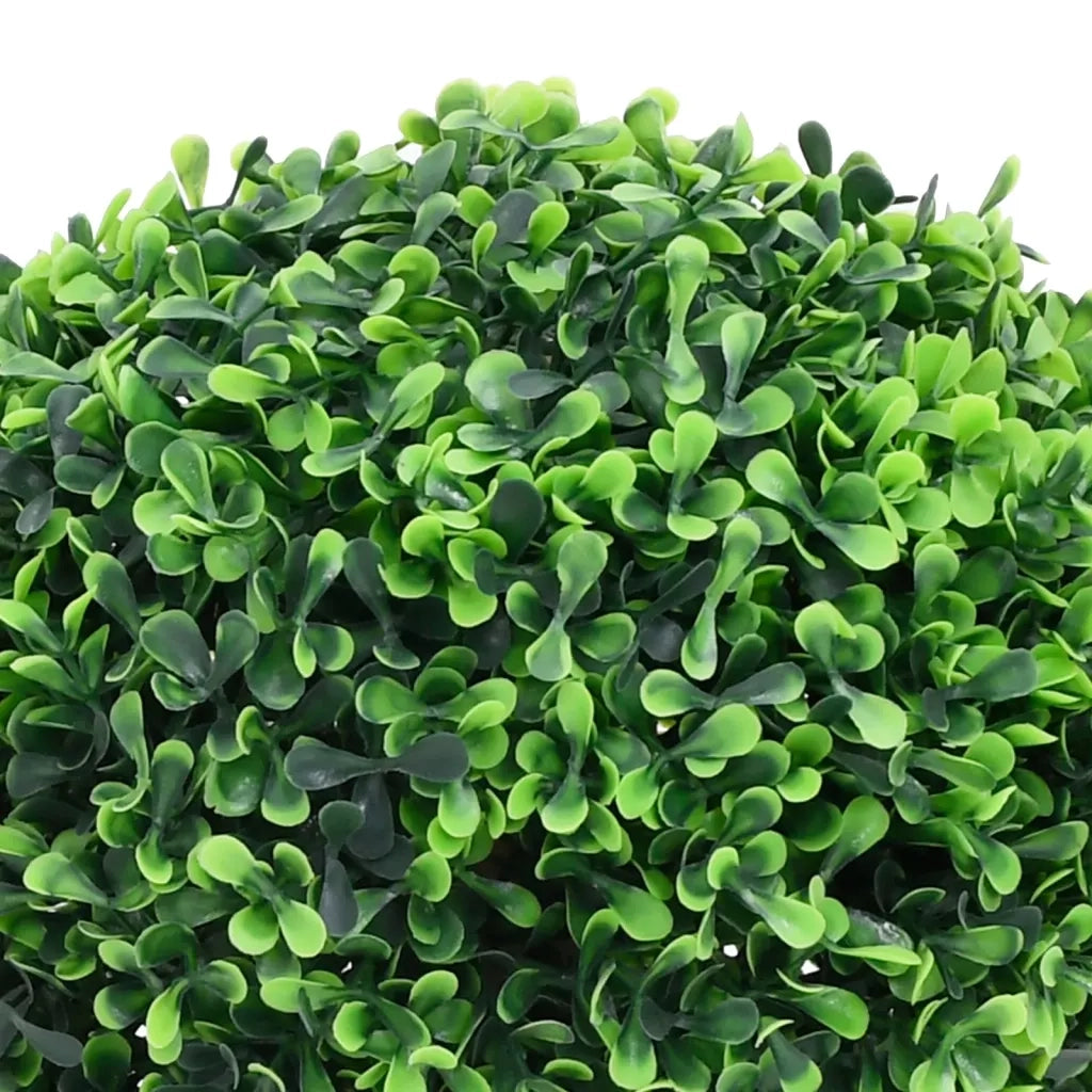 Piante di Bosso Artificiale 2 pz a Sfera con Vaso Verde 32 cm cod mxl 66349