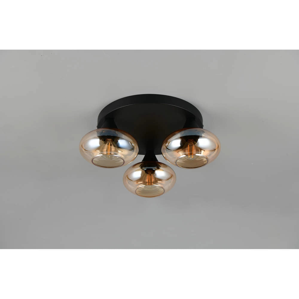Divina Plafoniera a 3 Diffusori in Vetro GD Trio